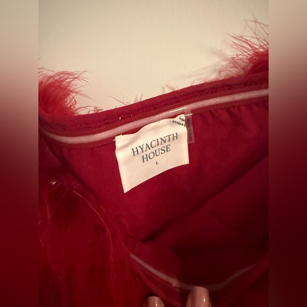 Tuckernuck Strapless Dress with Red Floral Design - Picture 8 of 14